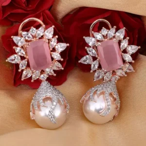 American Pink Diamond Earrings