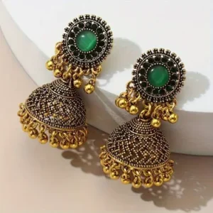 Oxidized Jhumkas